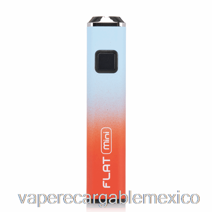 Vape Recargable Yocan Flat Mini 400mah Batería Rojo Verde Azulado